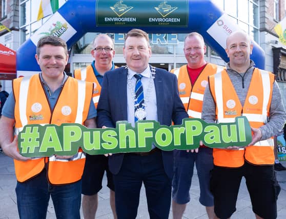 Cllr Eddie Fitzpatrick with organising committee members in Tullamore
