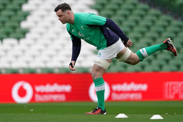 Lock Ryan, who has been reduced to a peripheral role during the championship, suffered a “freak” bicep injury in training on Wednesday and will sit out the trip to Twickenham, in addition to next week’s finale against Scotland.
