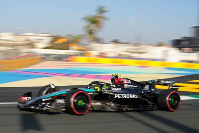 A report from the governing FIA read: “The stewards heard from the driver of Car 44 (Lewis Hamilton), the driver of Car 2 (Logan Sargeant), team representatives and reviewed positioning/marshalling system data, video, team radio and in-car video evidence and determine that Car 44 impeded Car 2 at Turn 11.