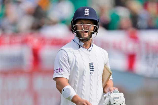 Left-arm wrist-spinner Kuldeep Yadav snared both Duckett for 27 and Ollie Pope for 11, the latter from the ball before the end of the session.