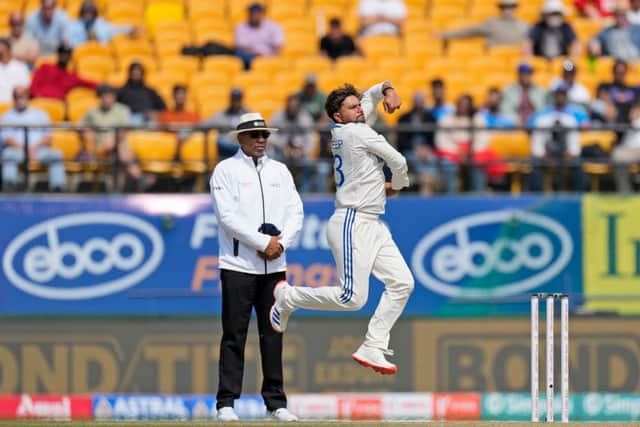 Crawley should have been out to the second ball of the afternoon after glancing to short-leg but India elected not to review but there was no DRS needed when the England opener was beaten through the gate and castled by a sharply-turning delivery from Kuldeep.