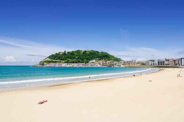 San Sebastián’s large crescent of sand, Concha Beach, came in third place. The name comes from its remarkably regular shape all the way around. The picturesque Spanish city it sits against is known for being a Michelin star restaurant hotspot.