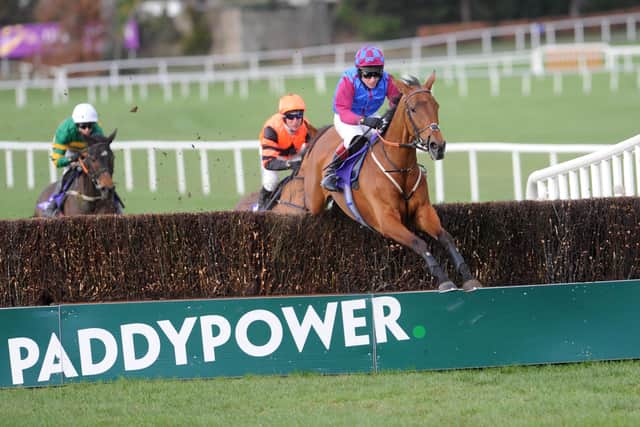 If the nerves were beginning to get to Greatrex, then no one informed big-race pilot Johnson, who bounced La Bague Au Roi out in customary fashion and began to put the best of Ireland’s novice chasers to the sword.