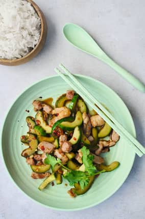 Cooked jasmine rice, to serve