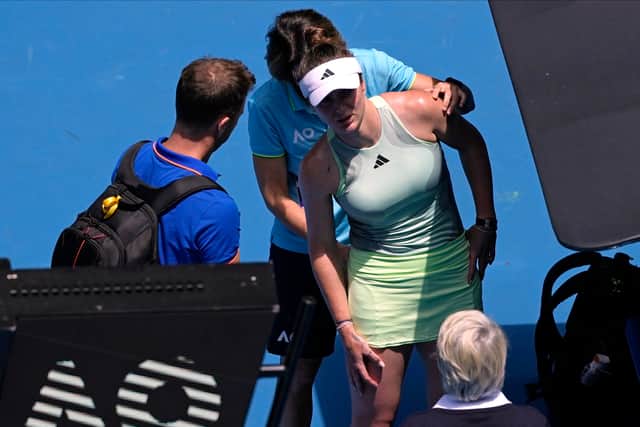 “So I don’t want to look at this as a missed opportunity, especially right now when it was not about my tennis today.”