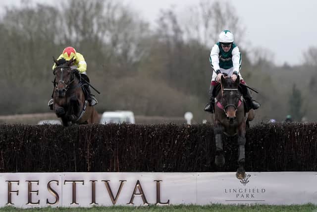 The Fleur De Lys showdown between L’Homme Presse and Dan Skelton’s Protektorat lived up to its top billing as the focal point of Sunday’s Winter Million card, with the duo embroiled in a titanic tussle all the way up the Lingfield home straight.