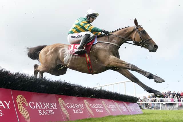 “Mark rode him a couple of weeks ago and thought he had improved hugely from when he had rode him earlier in the year. He showed that today.”