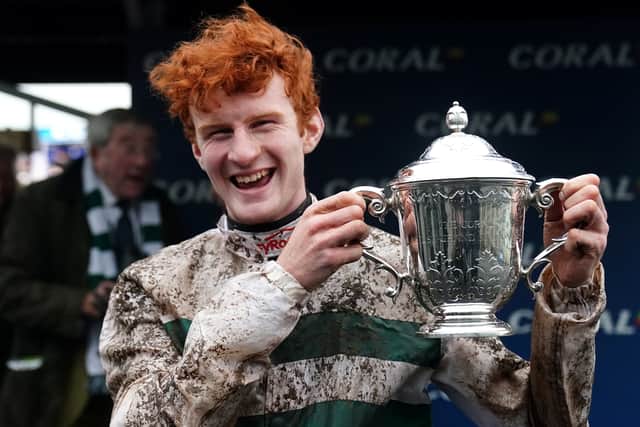 Winning rider Quinn added to Sky Sports Racing: “I winged the first and got in the ideal position just behind the leaders and I couldn’t believe how well he travelled.