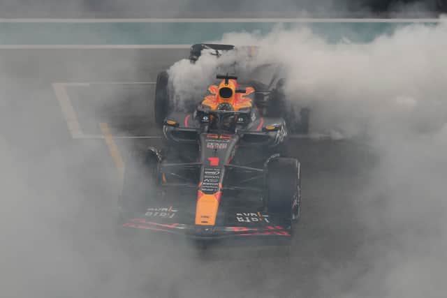 His 54th career win at the Yas Marina Circuit moved him to a standalone third in the all-time list, with only Lewis Hamilton’s 103 wins and Michael Schumacher, on 91 now, ahead of him.