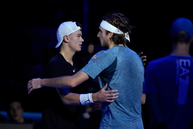 “It means a lot to me. When you win against the world number one who won 24 grand slams it’s up at the top.”