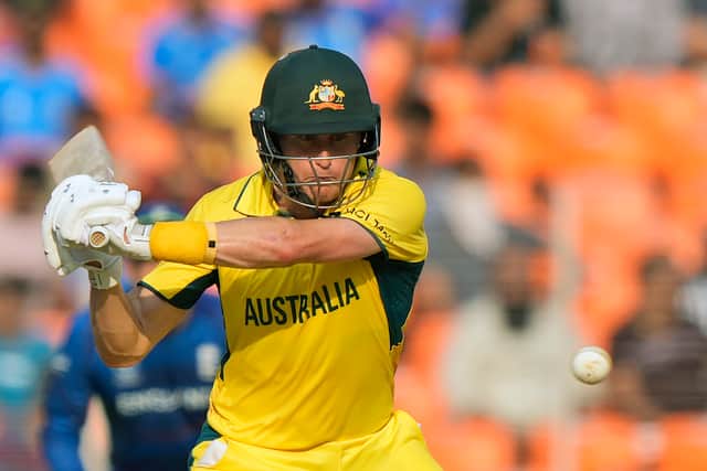 Australia were lacking the fire-power of Mitchell Marsh and Glenn Maxwell, the former having flown home for personal reasons and the latter concussed after falling from a golf cart, and although their power-hitting was conspicuously absent they did not fold.