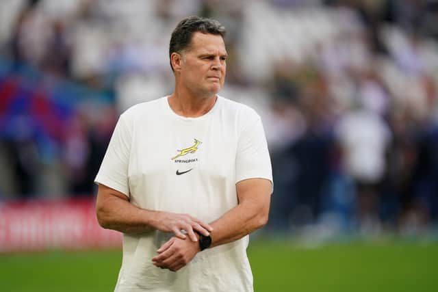 The weight of expectation is firmly on in-form Ireland, with comments from Springboks director of rugby Rassie Erasmus and head coach Jacques Nienaber ramping up the pressure.