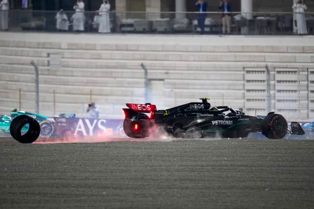 Referencing their ding-dong battle at the last round in Japan, Russell added: “Guys, come on, f***! Two races in a row.”