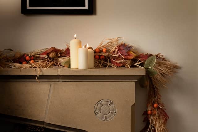 9. Autumn Harvest Pod Garland, £55, Sophie Allport