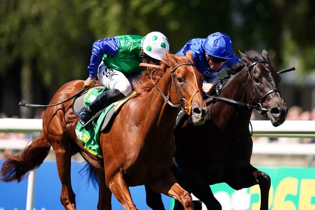 Also involved is Brian Meehan’s Isaac Shelby, winner of the Greenham on his seasonal debut and then consistently placed in Group races throughout the season – including a second-placed run over course and distance in the French Guineas.