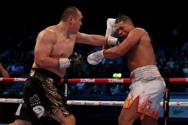Southpaw Zhang had told the Englishman he was back to end his career and could well have proved true to his words with another chastening defeat for the ‘Juggernaut’, who now faces questions over where he goes from here.