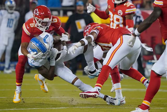 But they slipped to their first opening week loss in nine games as the Lions running back went in for the crucial score with little more than five minutes remaining.