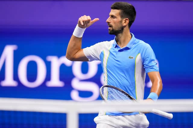 It was quickly snuffed out, though, and Djokovic prevailed in the tie-break to book a 36th grand slam final – which is incredibly half of the majors he has competed in.
