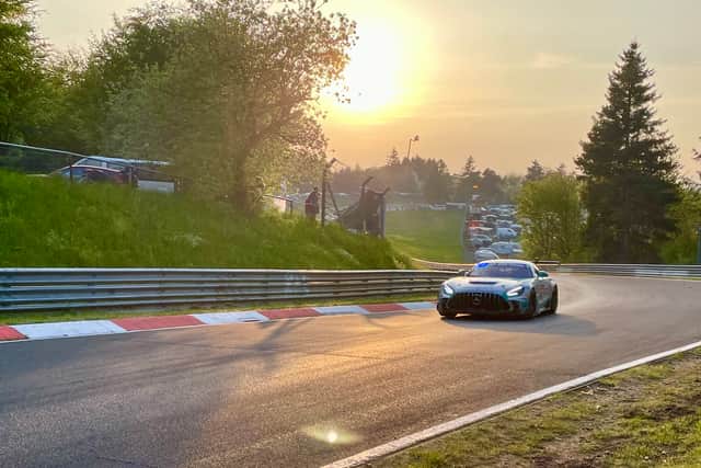 Audi has won the N24 on six occasions, the last being in 2022, but this year it wasn’t to be. Audi Sport Team Land’s car, painted in a gorgeous tribute to the classic Audi S1 quattro rally cars of the 1980s, was the highest-placed finisher in sixth – not the way Audi wanted to end the illustrious career of the R8 LMS GT3, but it was a memorable showing nonetheless.