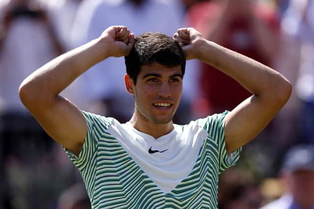 And the 16th seed credited Spanish superstar Alcaraz for his improved display.