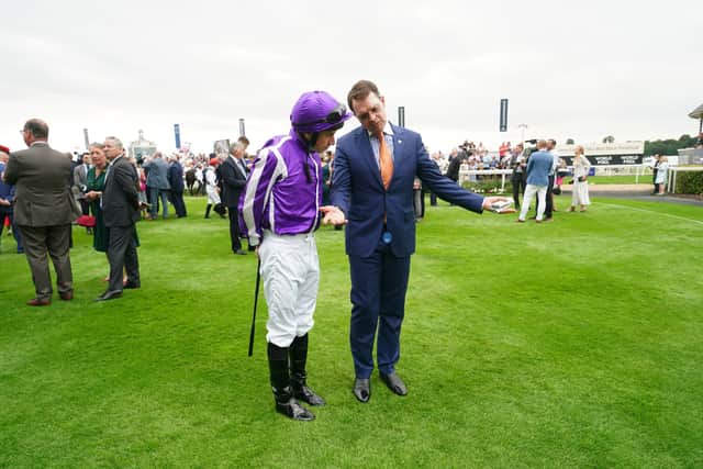 The winner was cut to 4-1 joint favourite from 12s by Betfair for the St Leger on September 16, with the firm also easing Gregory out to 5-1 for Doncaster after John and Thady Gosden’s charge stayed on for third.