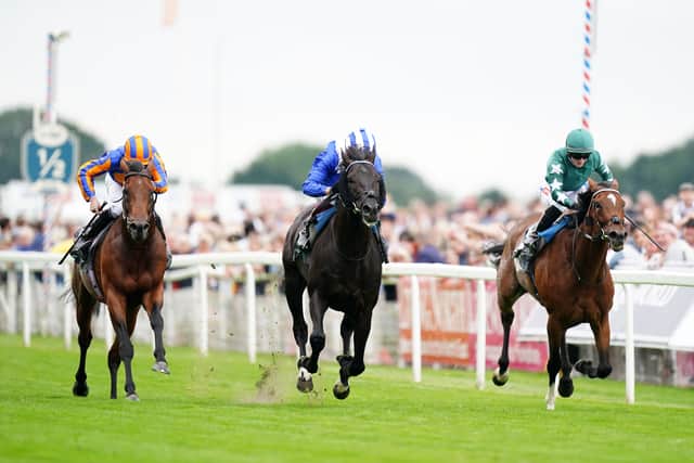 Up against the potential Horse of the Year in Aidan O’Brien’s Paddington, who had beaten Dettori and Emily Upjohn in the Eclipse, he was determined his younger rival was not going to have things all his own way.