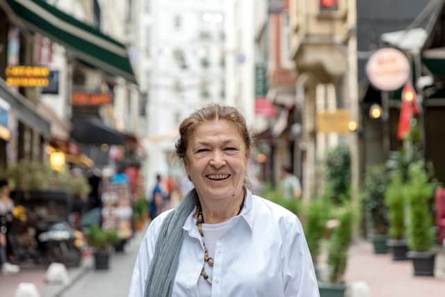 On our first morning, we walk from the hotel to Nahil, a shop that serves as the commercial enterprise for the Foundation for the Support of Women’s Work (KEDV). We meet co-founder Sengül Akçar, who shares more about the organisation’s work. Along with a group of friends, she started KEDV in 1986 to help women with childcare in poor areas, working “for the collective, not just the individual woman”.