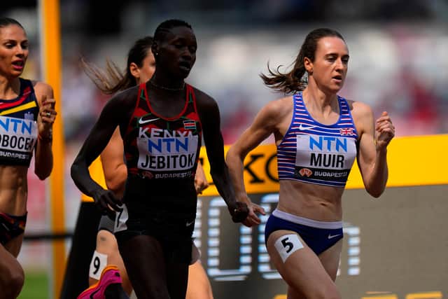 She clocked four minutes 03.50 seconds behind the Netherlands’ Sifan Hassan.
