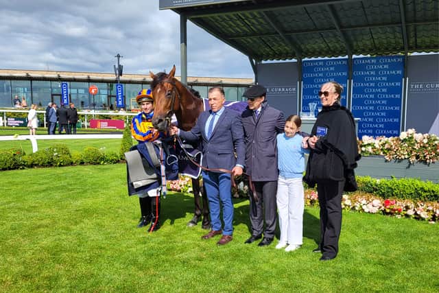 “He’s a classy horse, he’s able to travel and quickens, too. He got a bit lazy when he went there and Ryan caught hold of him and made him stretch out, that’s what he wanted.