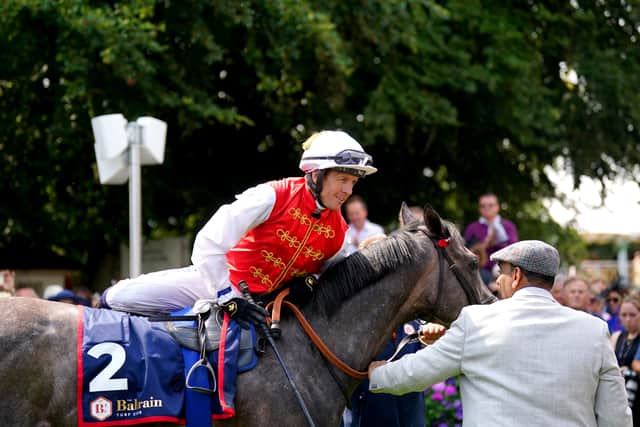 “We were unhappy to run at Goodwood with a penalty in what was effectively heavy ground and with this race on the horizon it was a sensible manoeuvre not to run him there. I’m very happy he is in good form and we’re looking forward to seeing him run in a Group One.”