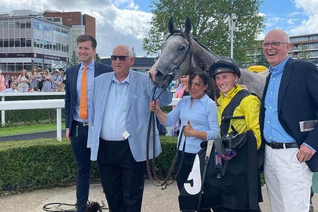 He was a little unlucky at Goodwood last time out when drawn on the wrong side, but Marquand made sure there were no excuses this time on the 4-1 chance.