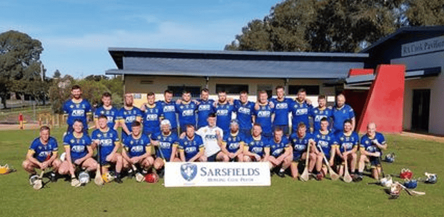 Seven Offaly men part of incredible treble for hurling club in Australia