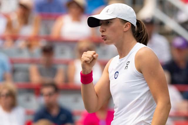 Now she will try to engineer a repeat of her dramatic three-set win over Muchova in Paris, which earned her a fourth grand slam title.