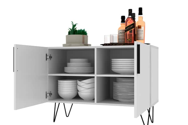 8. Memphis – White Sideboard, 90cm, £99, Out & Out Original