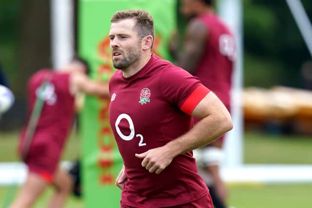 Ellis Genge will win his 50th cap when he steps off a bench that includes Jonny Hill, the Sale lock who has missed out on World Cup selection but has been retained in camp because of injuries to David Ribbans and Ollie Chessum.