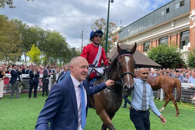 Ridden with restraint in the early stages by Frankie Dettori as favourite Big Rock set ablaze on the front end, the Italian conjured up a piece of magic aboard the Cheveley Park-owned four-year-old and when the time came to unleash his challenge, he had tacked across to the opposite side of the track to where the duo exited the stalls.