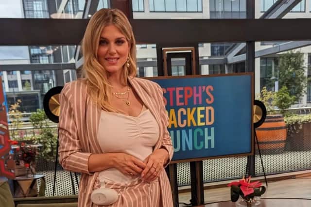 On Channel 4’s Steph’s Packed Lunch last month, James used an Elvie Stride breast pump live on air – unbeknownst to viewers and crew. The discreet hospital-grade, hands-free, electric device can be worn under clothing to pump milk without anyone noticing.