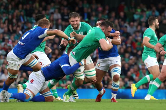 Ireland were back in action for the first time since clinching the Grand Slam against England in March.