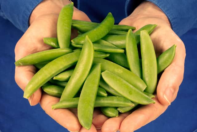 3. Sugar snap peas