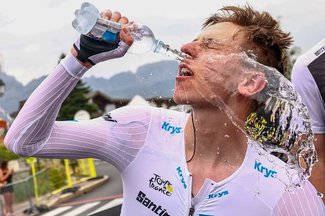 Vingegaard’s Jumbo-Visma team-mate Wout van Aert was third on the stage with Simon Yates fifth and Adam Yates seventh.