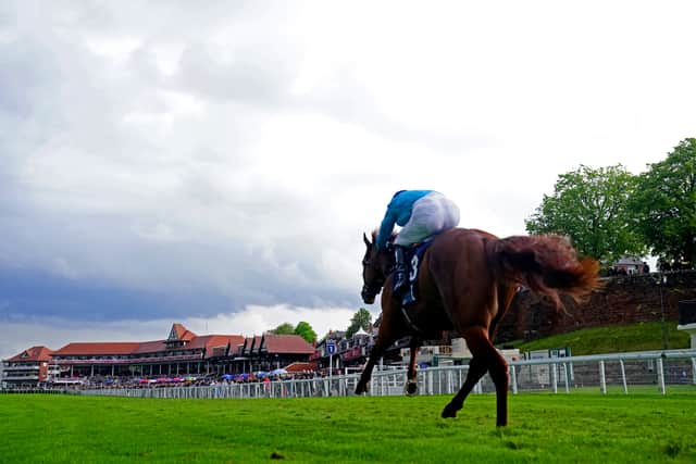 “She is gorgeous and I think she will keep getting better. If she could win either the Dick Hern or the Valiant, then the Atalanta at Sandown (September 2) would be another possibility for her.”