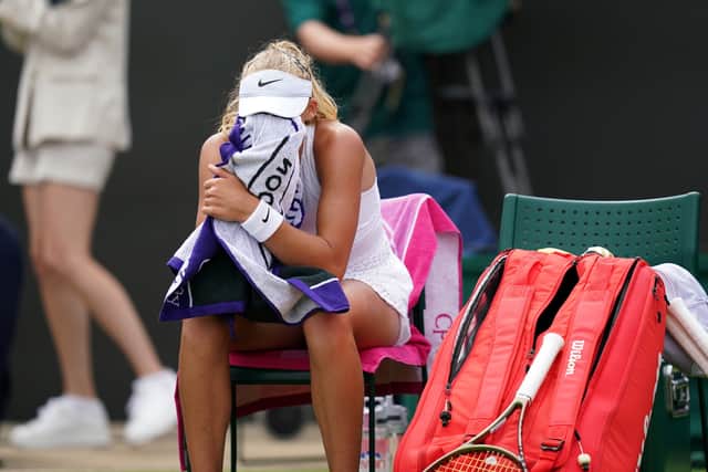 Andreeva’s Wimbledon debut is taking place the year after Russian and Belarusian players were banned from the event following Russia’s invasion of Ukraine.