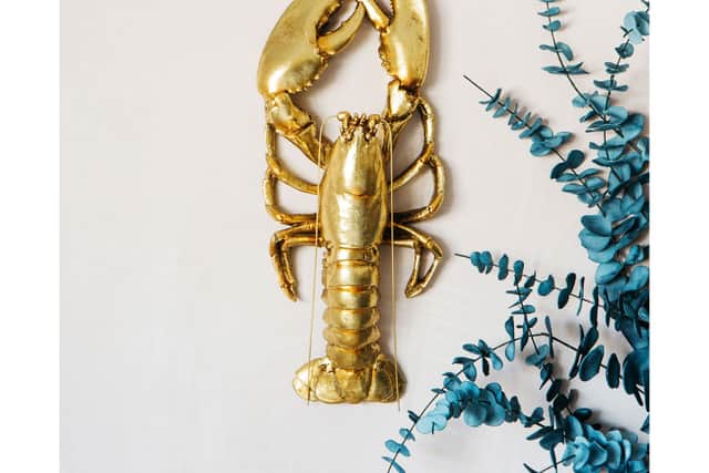 8. Gold Lobster Wall Décor, £75, Graham &amp; Green