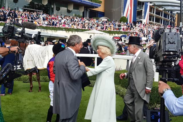 “Coming into the paddock wearing royal colours, whether you think you’ve got a chance or not, is special in itself. Explaining your tactics obviously holds a bit more pressure because you’re expected to stick to them – there’s no blagging your way out of it when His Majesty and Her Majesty are here. It’s fantastic, Royal Ascot is where everyone wants to be and to wear these colours, it’s quite an emotional winner.”