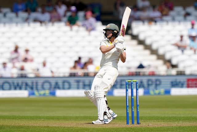 Trying to regain the urn for the first time since 2015, England made a false start on a day where an attendance of 5,545 marked the largest attendance on a single day for a women’s Test in this country.