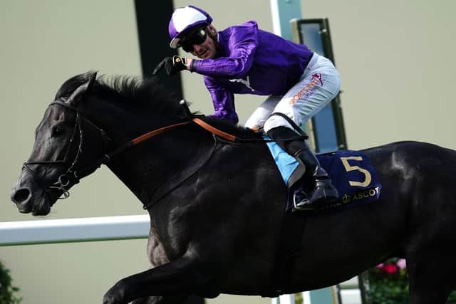 “I’m delighted for the horse, he’s a super horse and he confirmed today what he did in the Derby which is very satisfying.”
