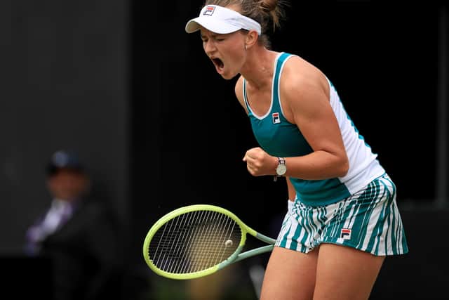 Now the 27-year-old is back on the up and she is yet to drop a set so far at Edgbaston Priory, easing to a 6-3 6-2 victory over China’s Zhu Lin in the semi-finals.