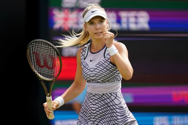 De Minaur, the Australian number one, is the boyfriend of current British number one Katie Boulter, who won her first title at the Nottingham Open last weekend.