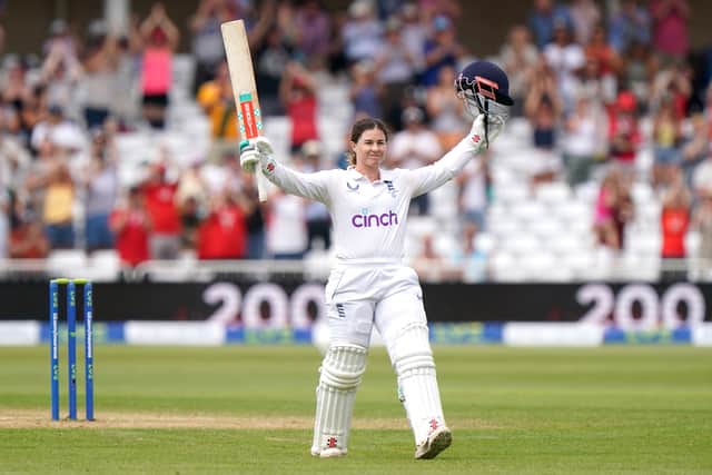 Her epic knock – which helped England to 463 and a 10-run deficit before Australia got their noses in front by closing on 82 without loss to lead by 92 at Trent Bridge – raised the question as to whether Beaumont can slot back into the T20 side after being dropped ahead of the 2022 Commonwealth Games.