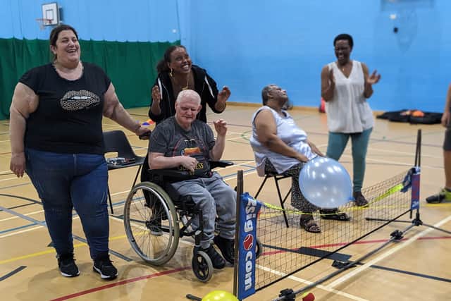 Nancy Williams said: “Paulette is very quiet but she knows what she wants. If we’re doing an activity she doesn’t enjoy, she’ll get up and stop, and since I’ve known her there’s not many things she likes to do. But then we found tennis.